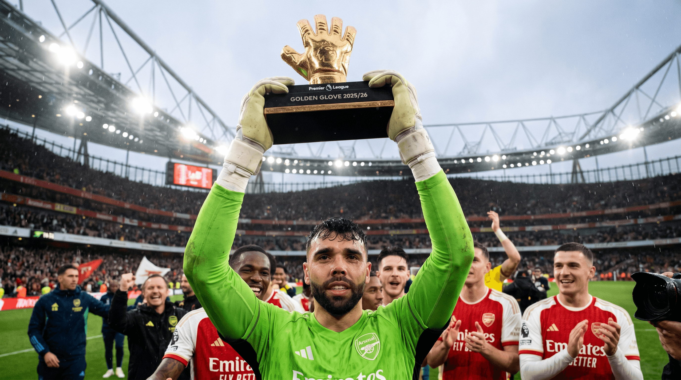 David Raya se consagra con el Guante de Oro de la Premier League 2025/26