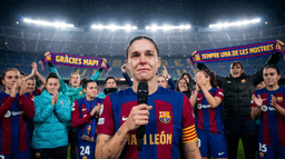 Mapi León anuncia su salida del Barça al final de temporada