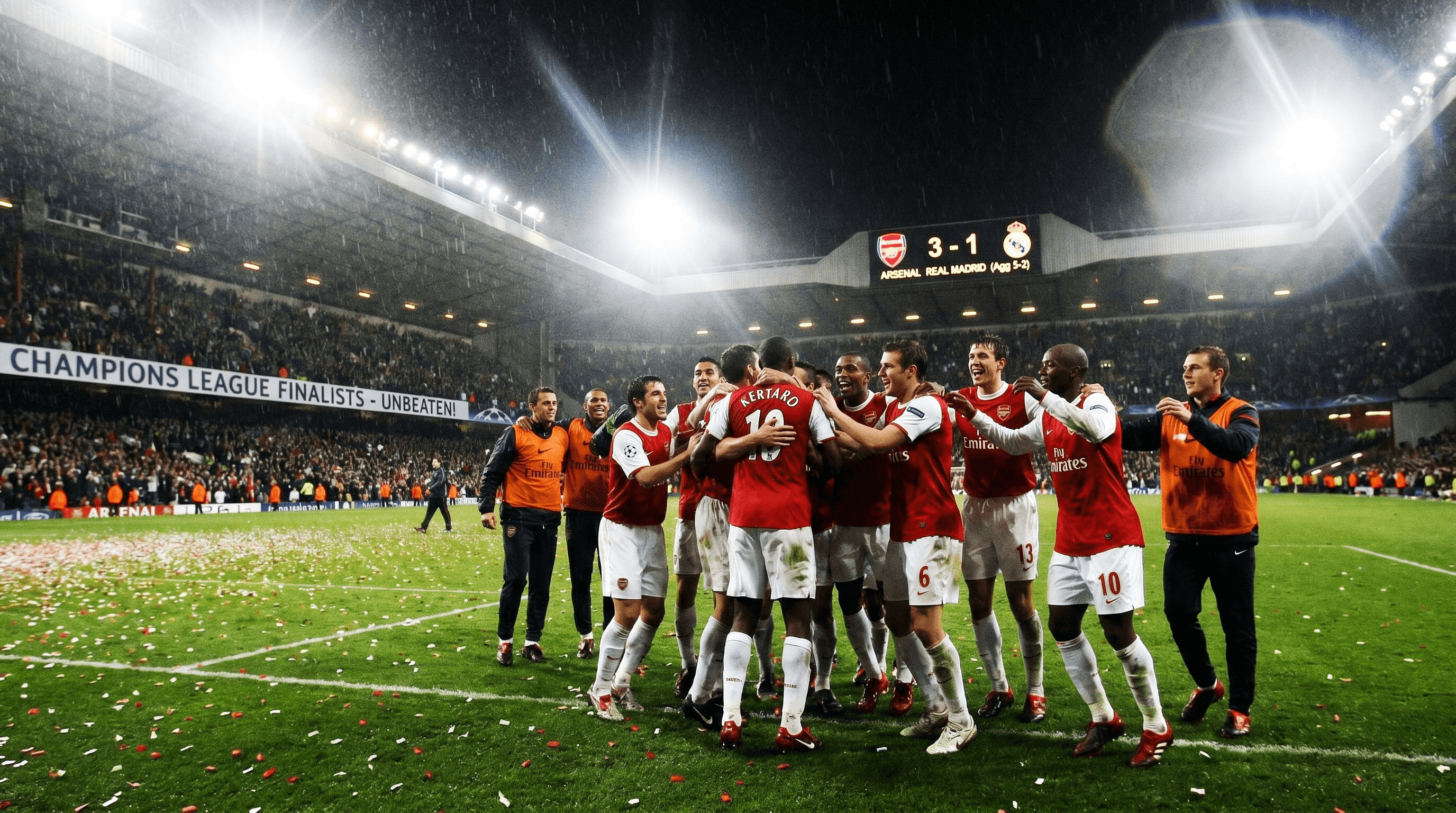 Arsenal alcanza la final de la Champions League como invicto