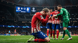 Antoine Griezmann se despide de la Champions con el Atlético Madrid