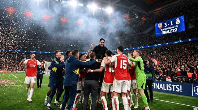 El Arsenal avanza a la final de la Champions League tras una temporada histórica