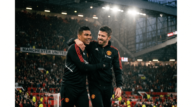 Casemiro respalda a Carrick como entrenador del Manchester United