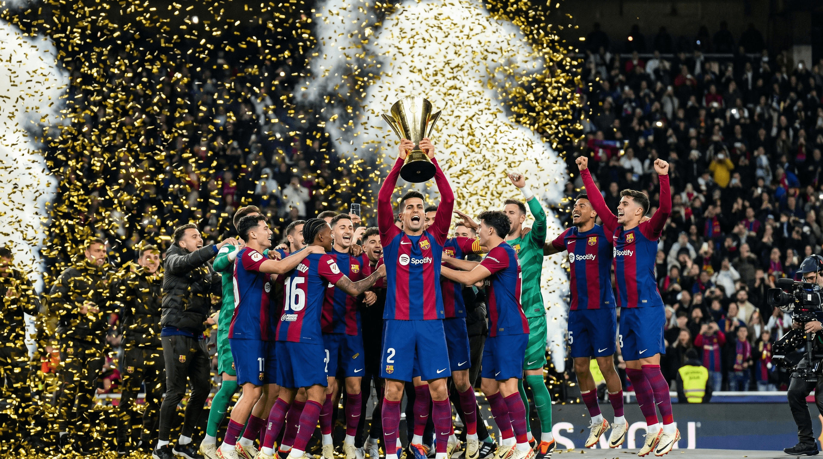 Joao Cancelo hace historia tras el título de LaLiga con Barcelona