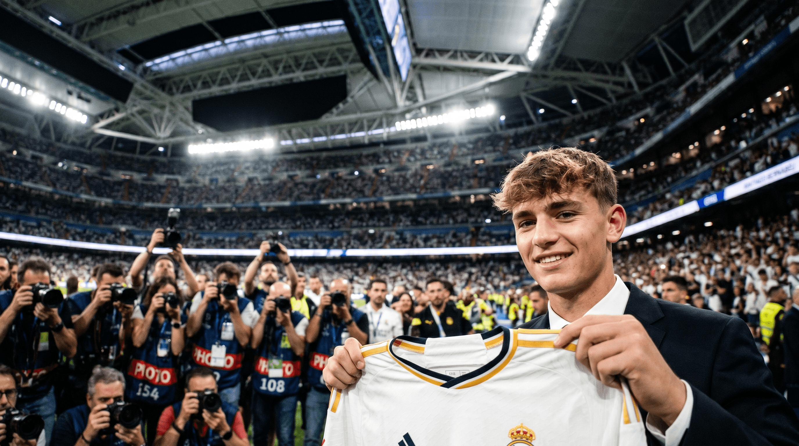 Nico Paz en acción con el Como 1907