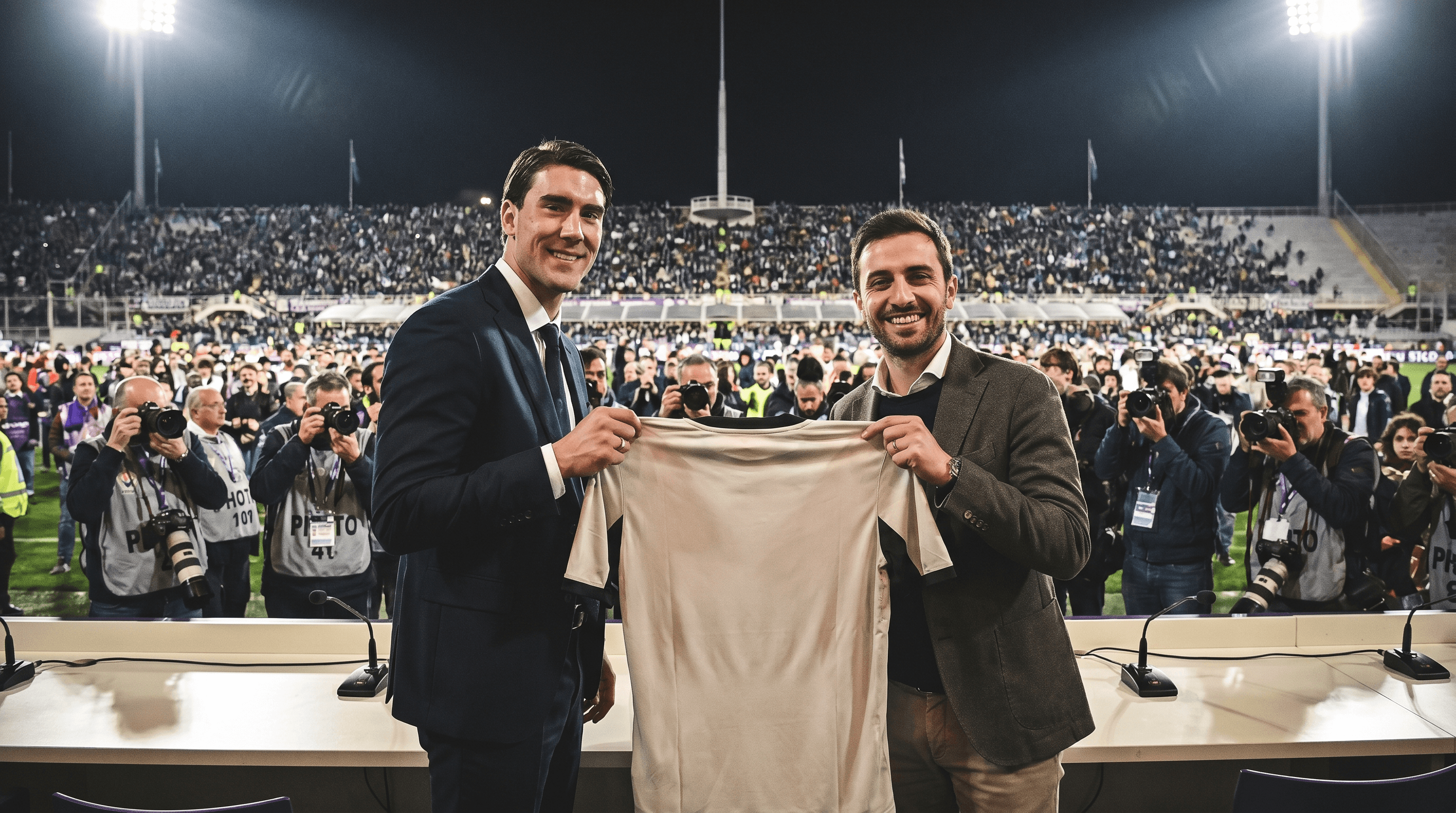 Matteo Moretto avisa sobre Vlahovic: "Ha sido ofrecido a un grande de España"