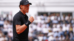 Sinner bate otro récord de Djokovic con una exhibición ante Rublev