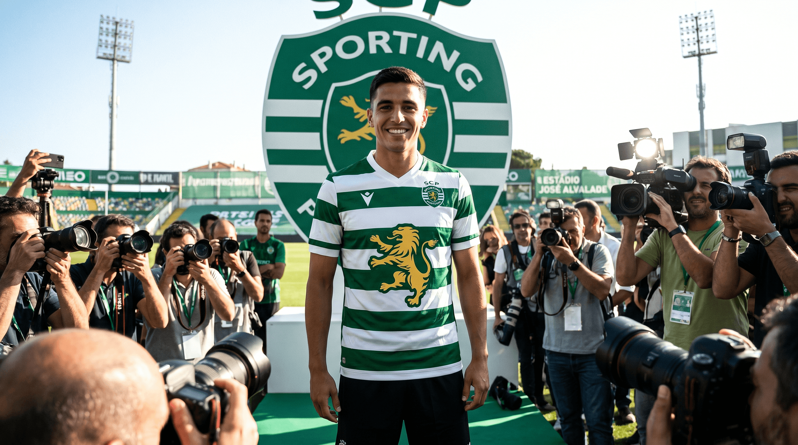 Rodrigo Zalazar presentado como nuevo jugador del Sporting CP