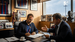 Hansi Flick firma su contrato de renovación con el FC Barcelona hasta 2028